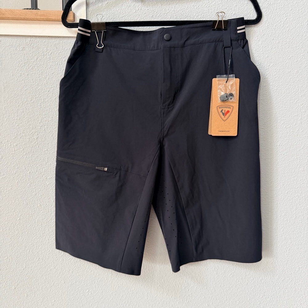Rossignol Men's Technical Cargo Hiking Shorts Black Size Medium NWT